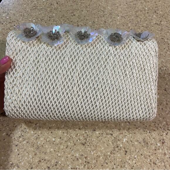 Lulus Pearls and Iridescent Flowers Purse - Picture 4 of 6